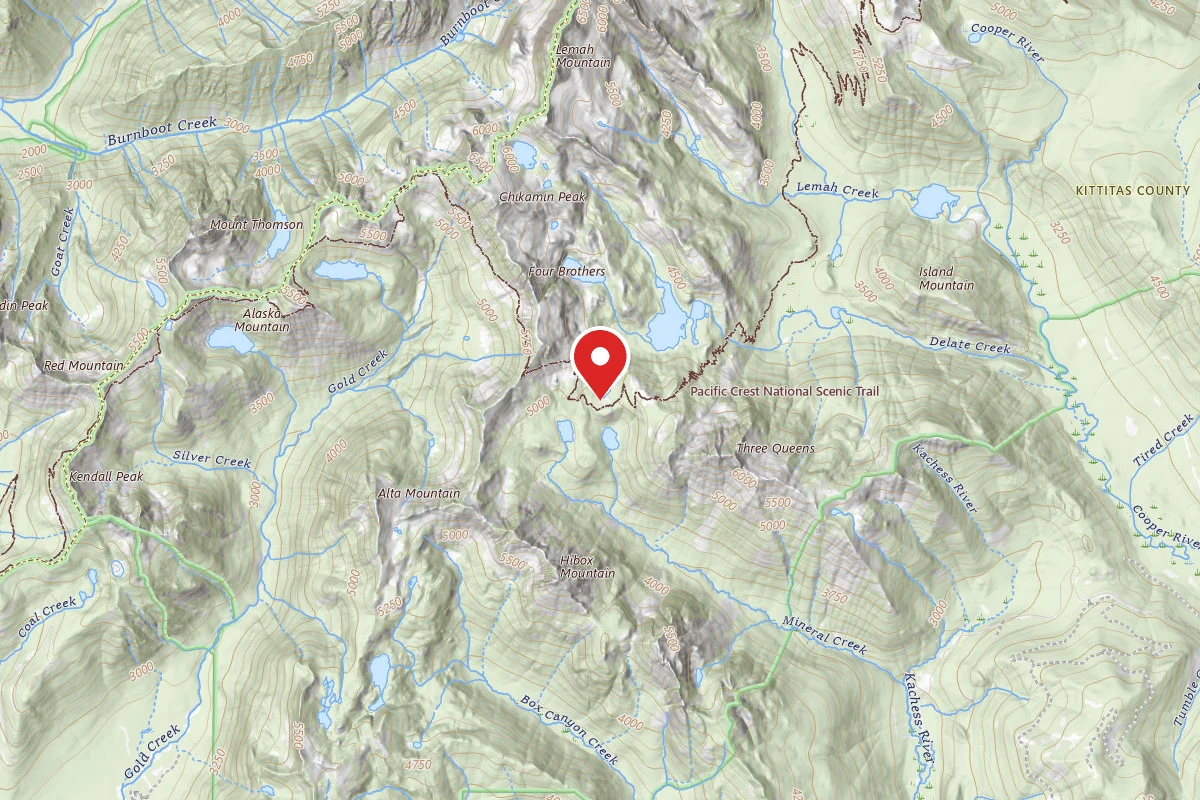 Dispersed Site near 47.4527, -121.2932
