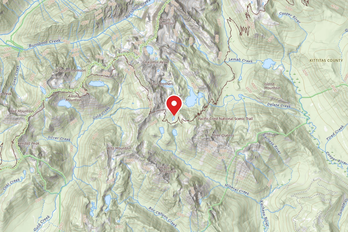 Dispersed Site near 47.4548, -121.2918