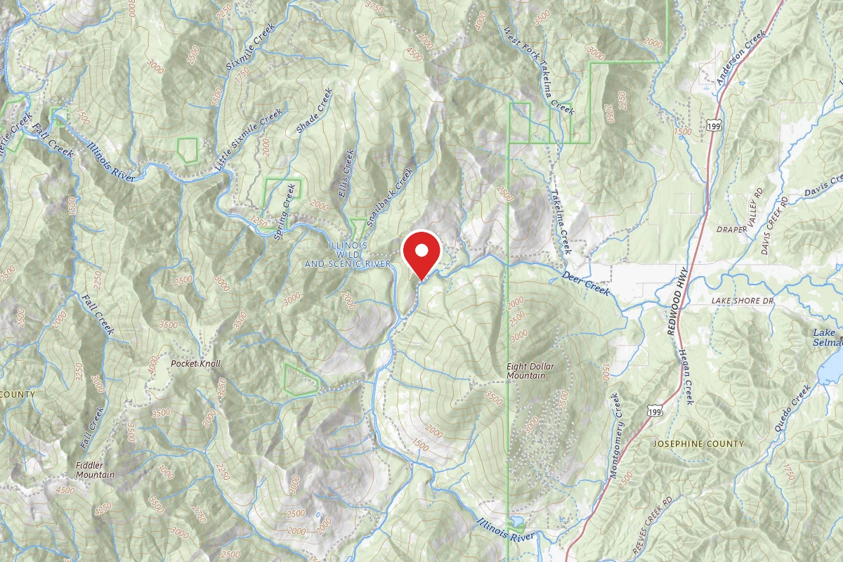 Dispersed Site near 42.2763, -123.6824