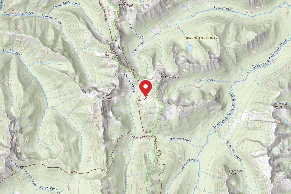 Dispersed Site near 48.8588, -120.7438