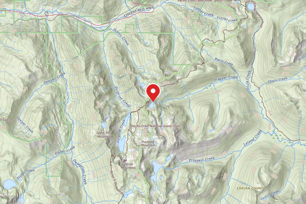 Trap Lake Camping Area