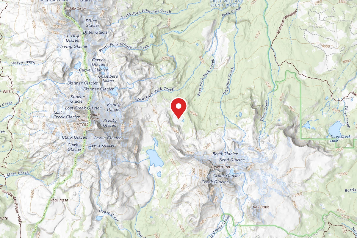 Dispersed Site near 44.1036, -121.7176