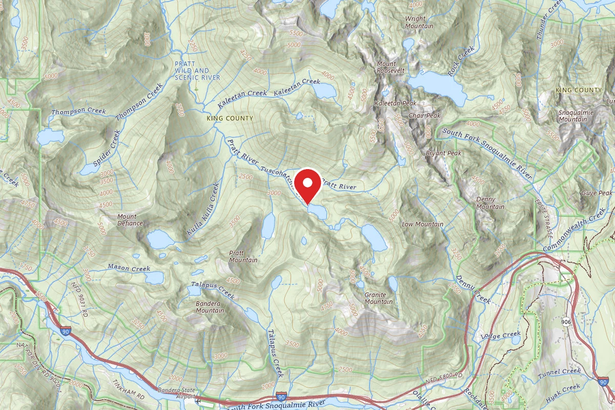 Lower Tuscohatchie Lake Backcountry Camping