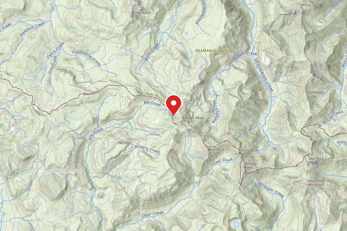 Dispersed Site near 46.2852, -121.8992