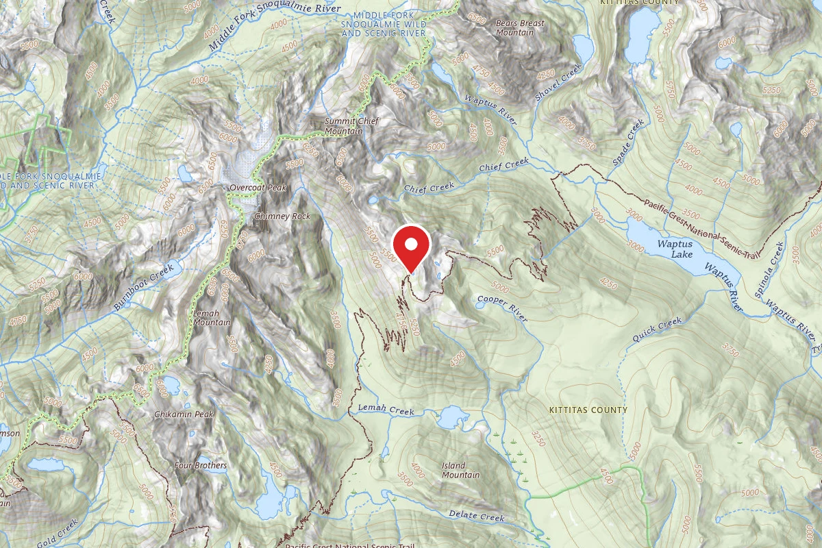 Dispersed Site near 47.5000, -121.2462