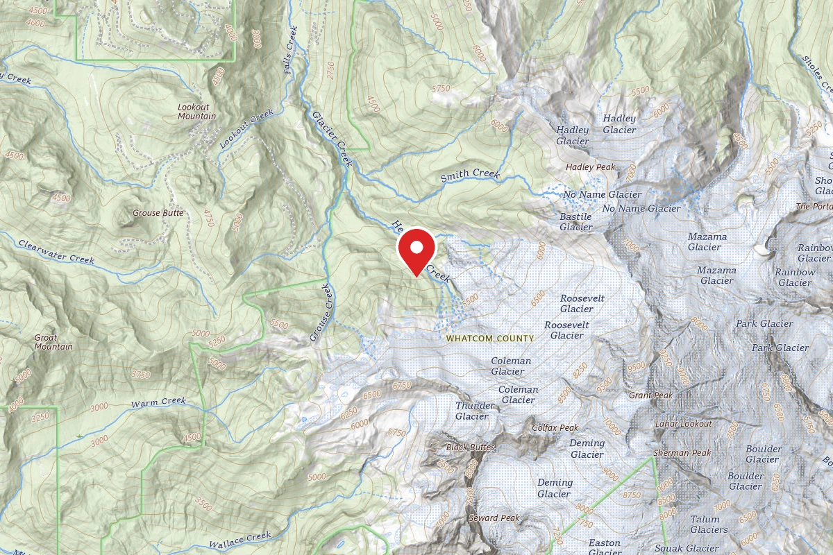 Dispersed Site near 48.7968, -121.8720