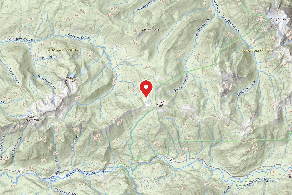Dispersed Site near 48.9394, -121.7971