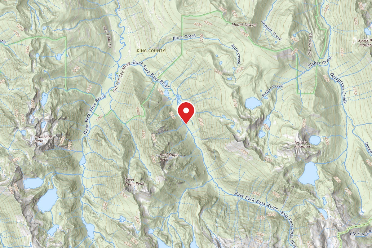 Dispersed Site near 47.6309, -121.2566