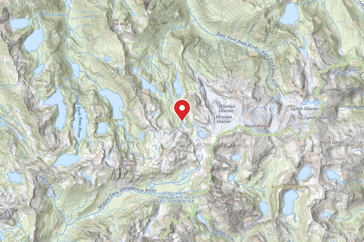 Dispersed Site near 47.5715, -121.2494
