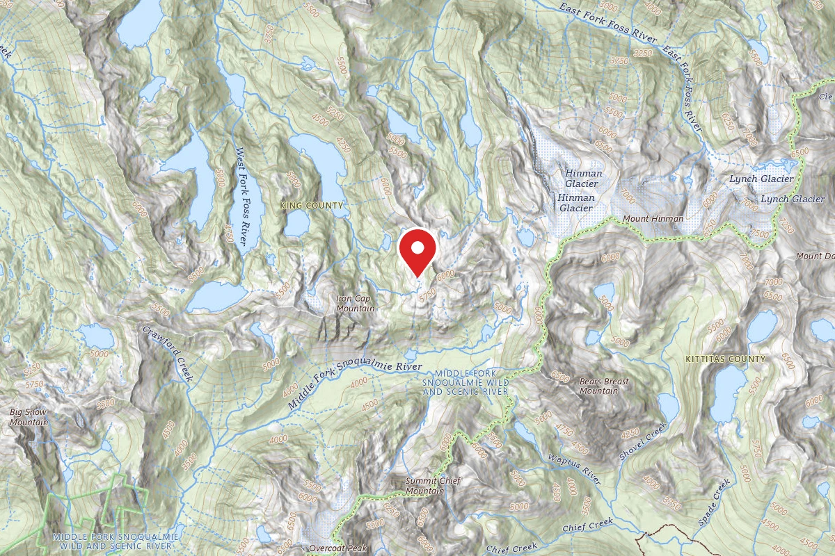Dispersed Site near 47.5598, -121.2648