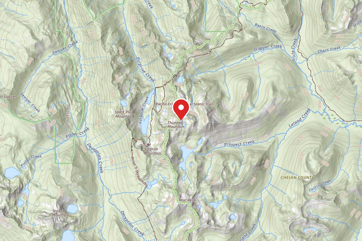 Thunder Mountain Lake Camping Area