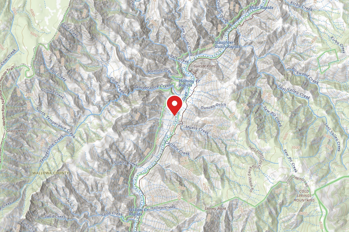 Lower Dry Gulch Campsite