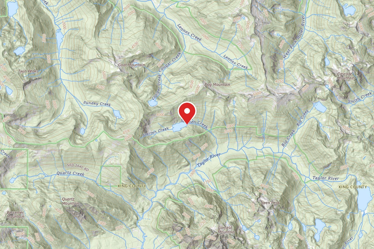 Marten Lake Camping Area