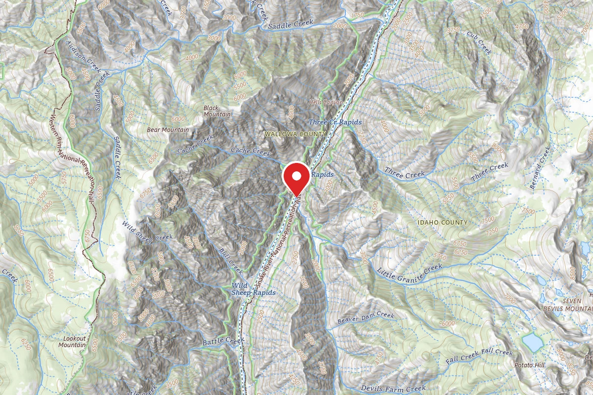 Lower Granite Creek Campsite