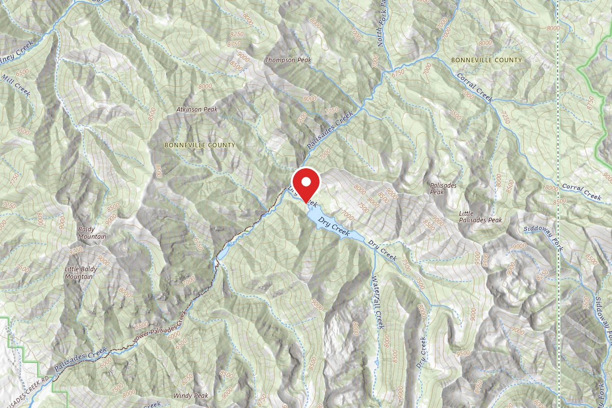 Dispersed Site near 43.4392, -111.1299