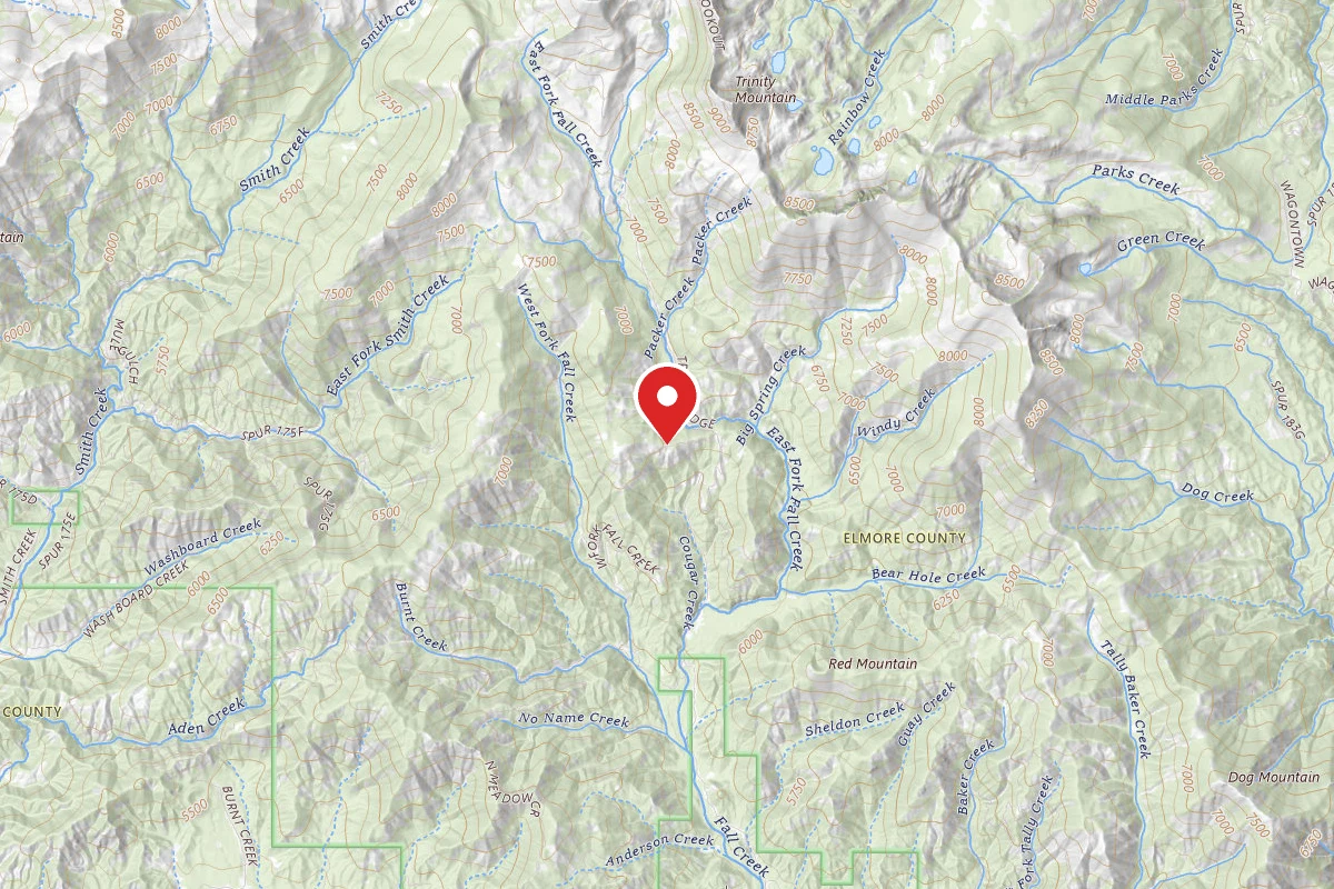 Dispersed Site near 43.5608, -115.4390