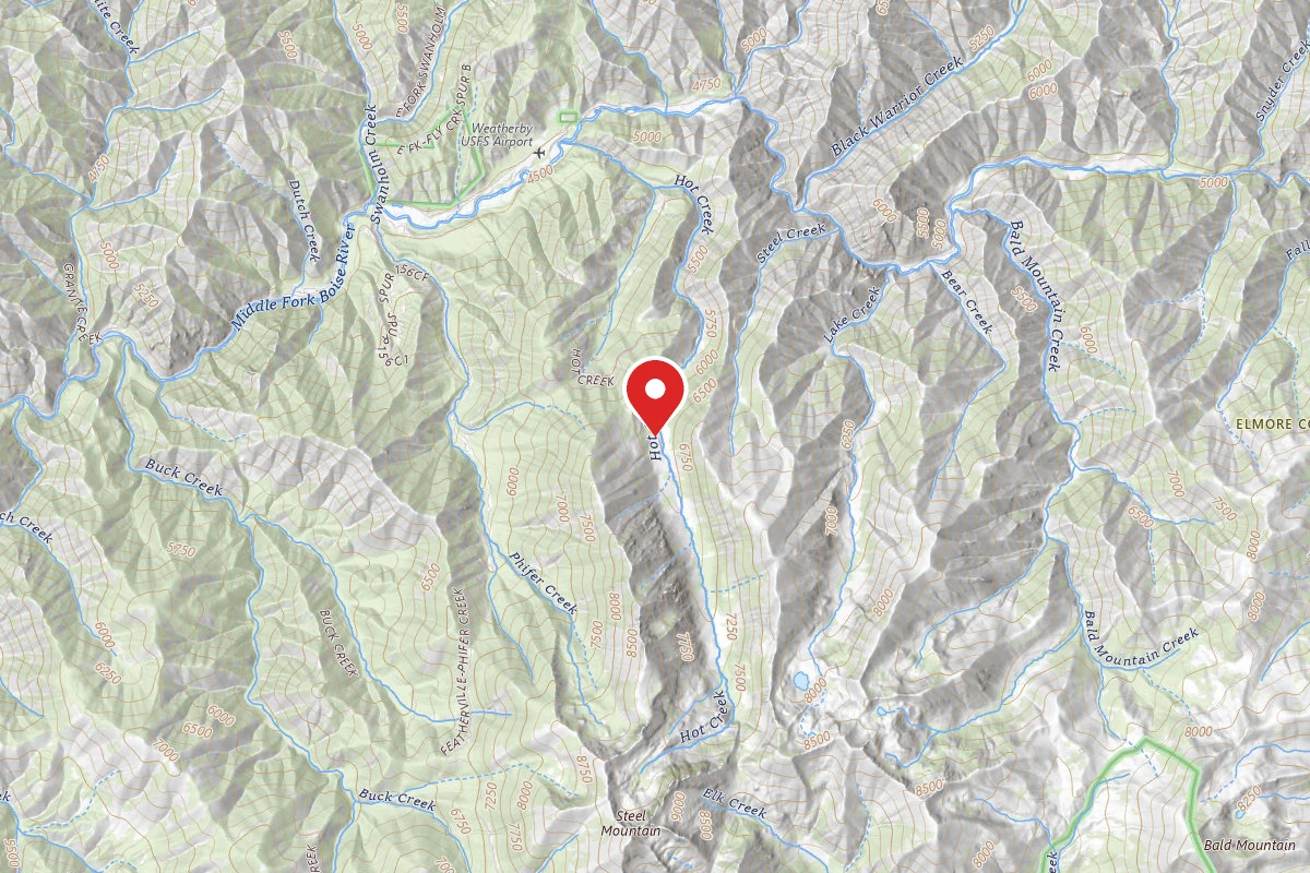 Dispersed Site near 43.7924, -115.3139