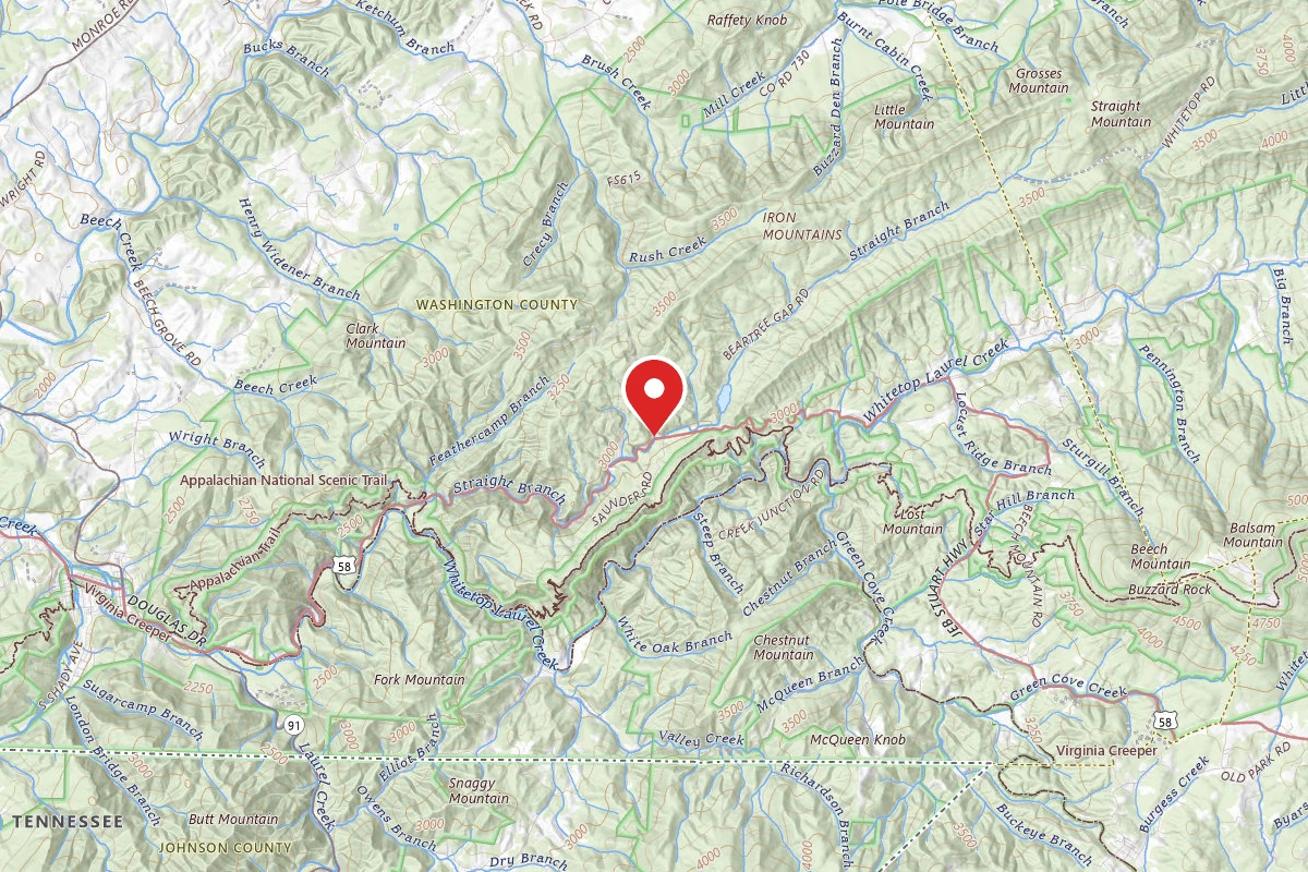 Washington & Jefferson National Forest Dispersed Sites