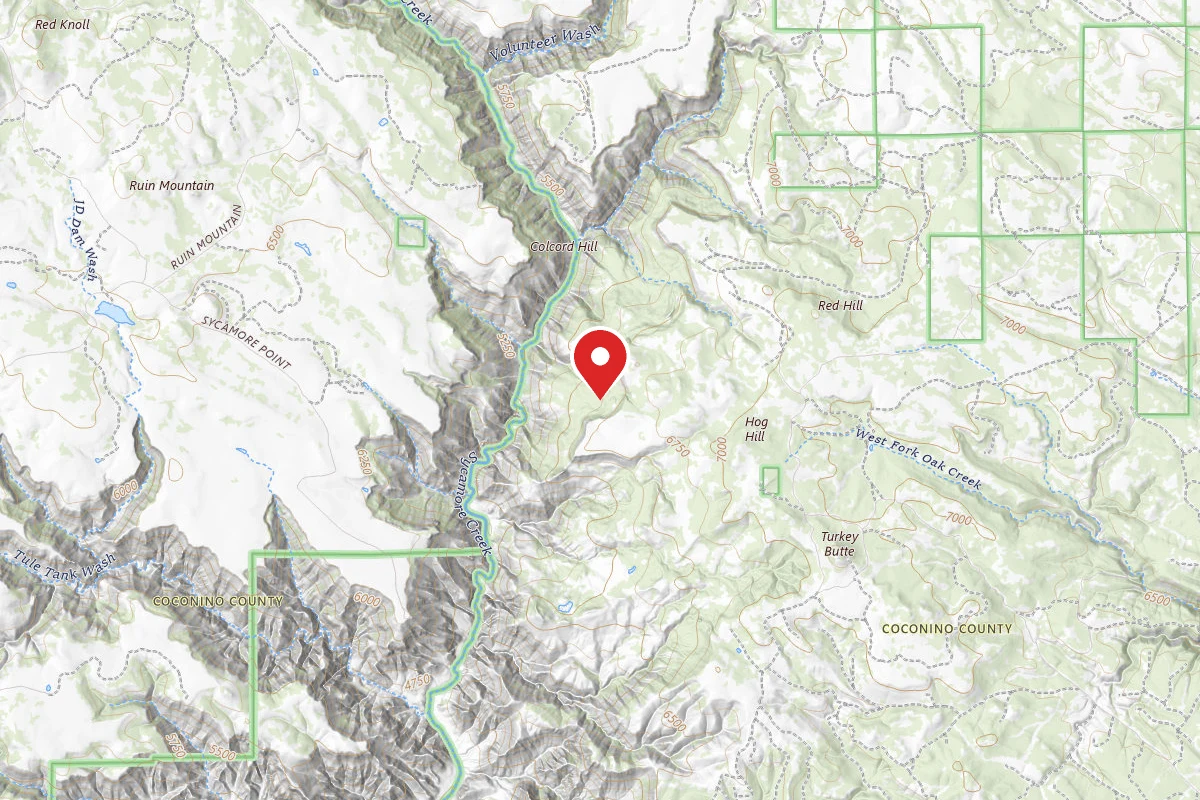 Dispersed Site near 35.0545, -111.9452