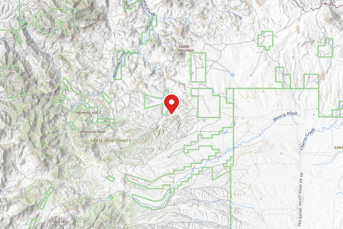 Dispersed Site near 31.4568, -110.6668