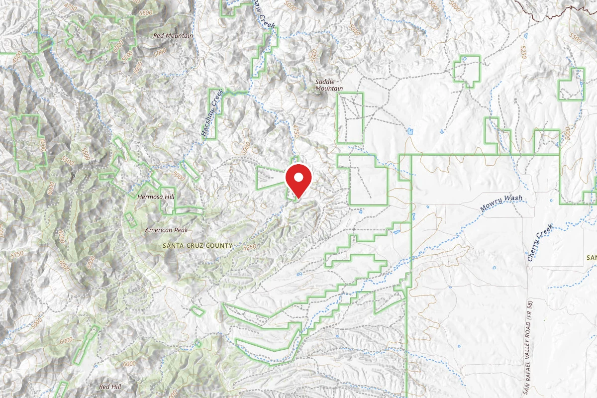 Dispersed Site near 31.4571, -110.6686