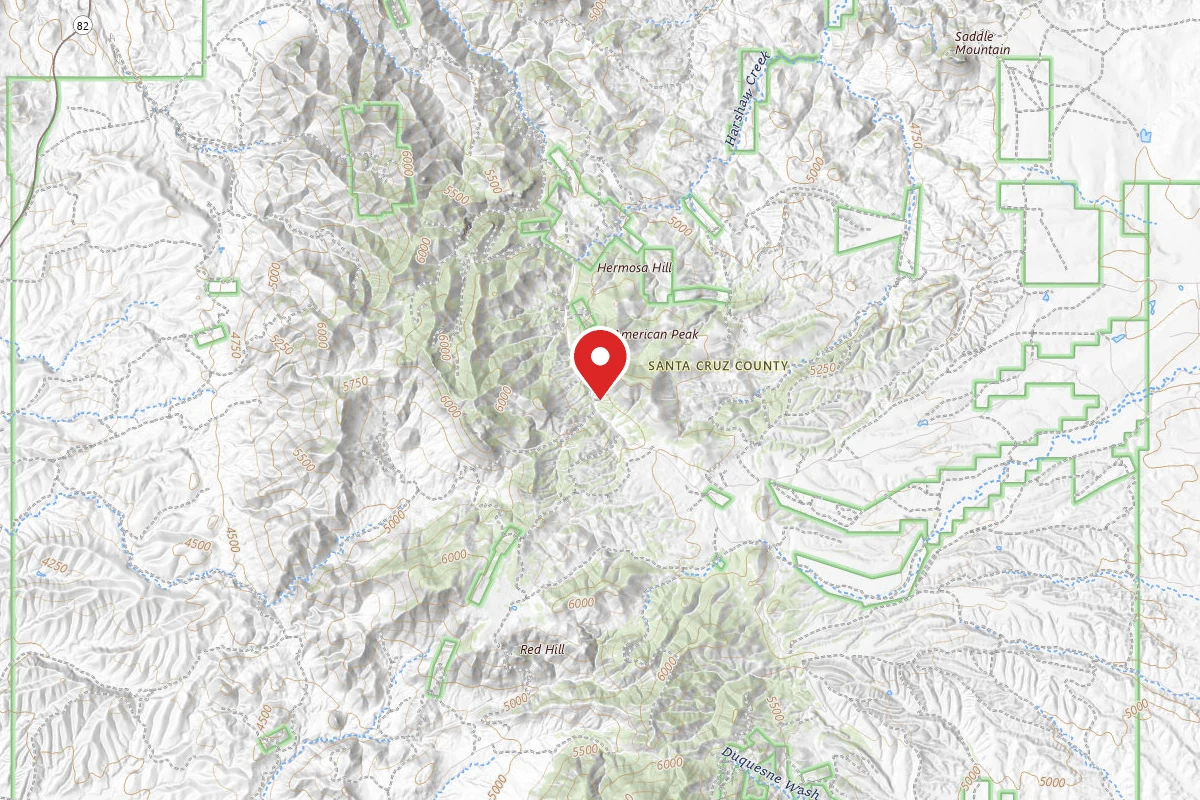 Dispersed Site near 31.4384, -110.7237