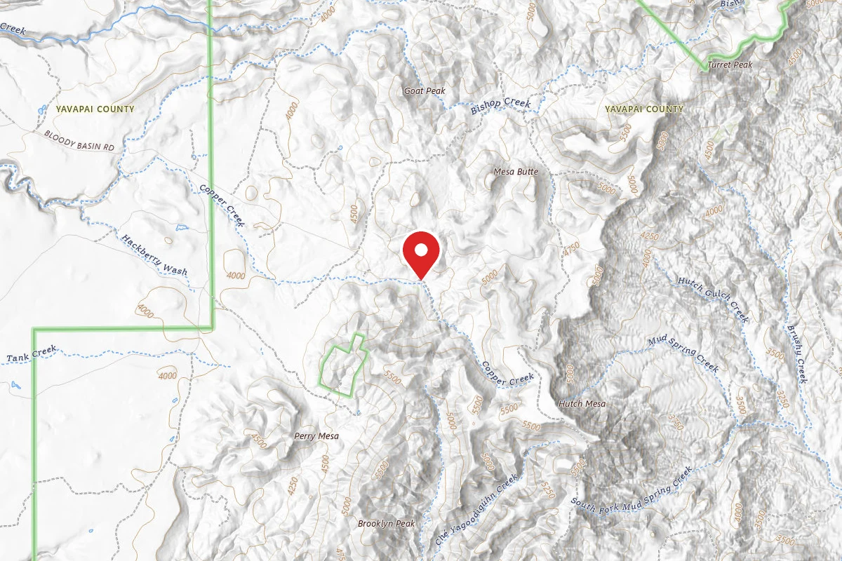 Dispersed Site near 34.2054, -111.9344
