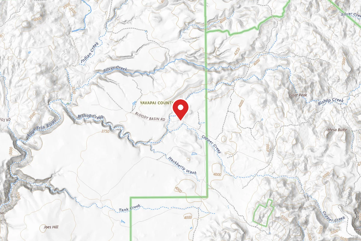 Dispersed Site near 34.2318, -112.0007