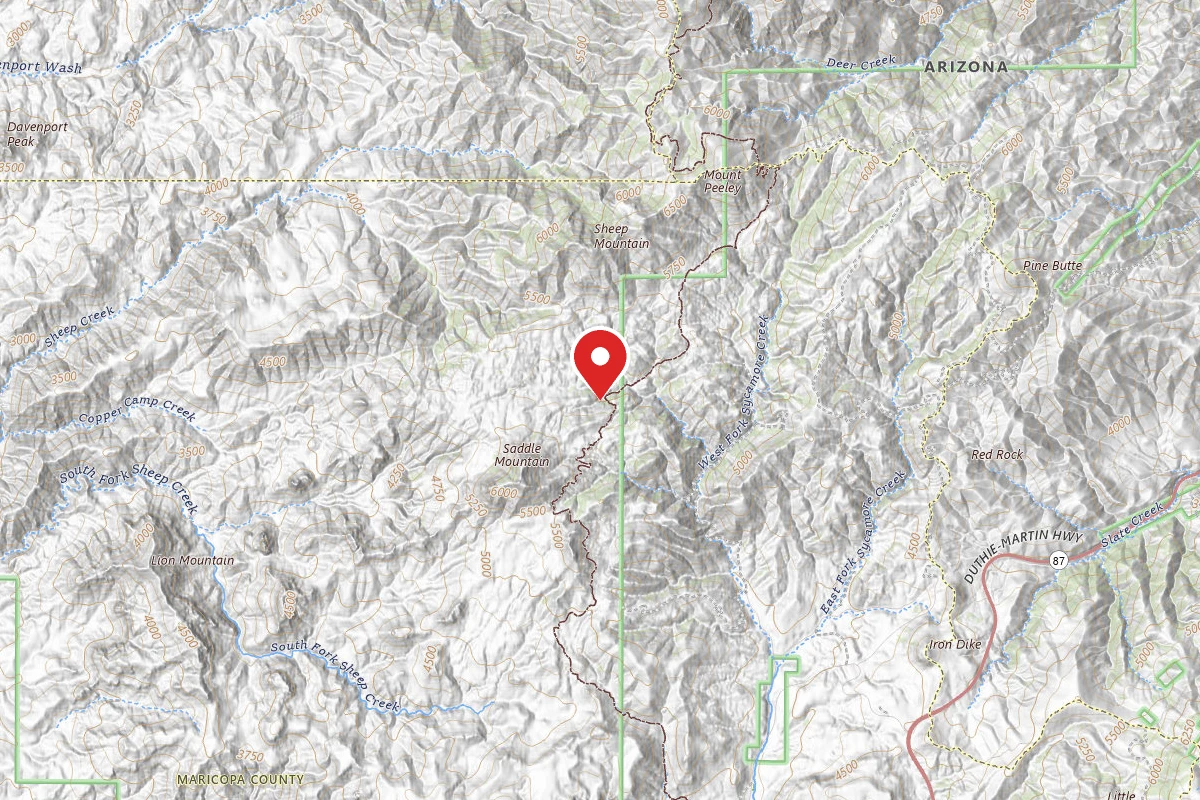 Dispersed Site near 33.9688, -111.5082