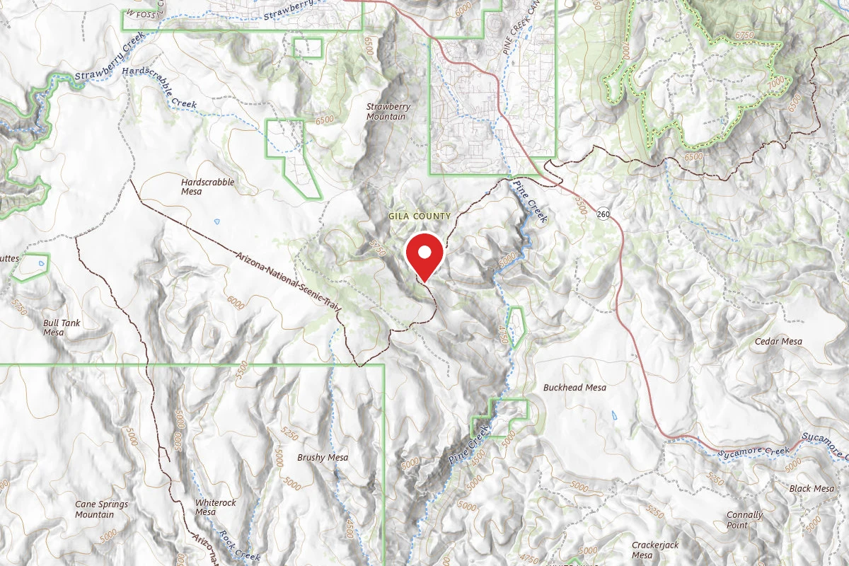 Dispersed Site near 34.3499, -111.4728
