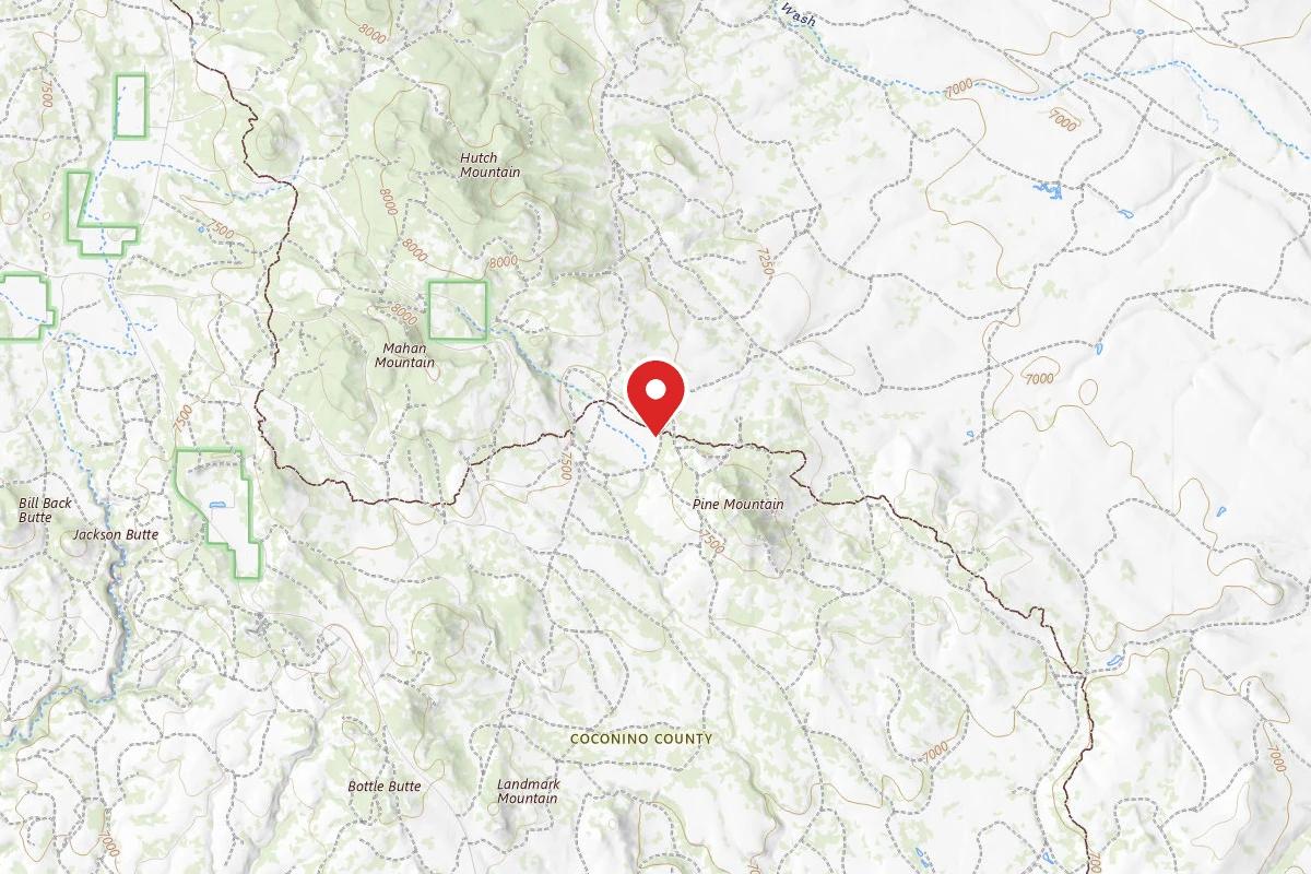 Dispersed Site near 34.7688, -111.3590