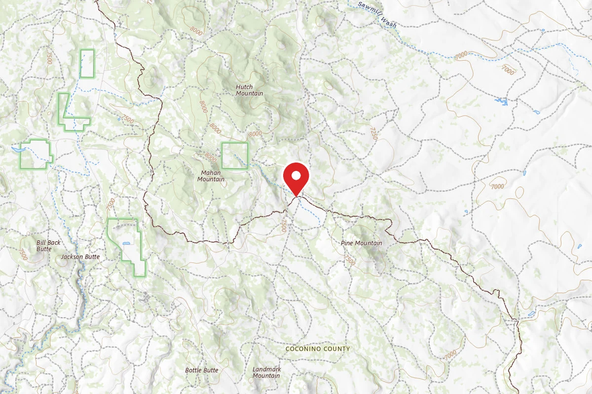 Dispersed Site near 34.7734, -111.3688