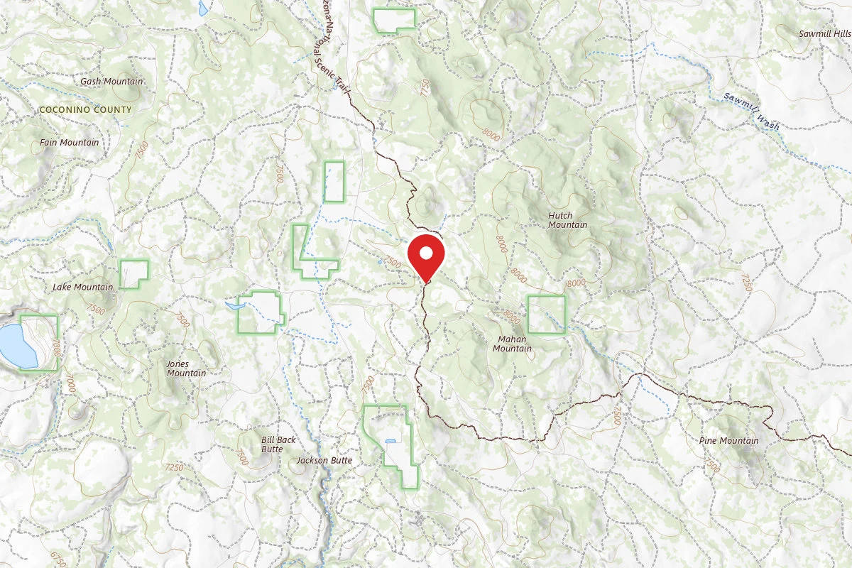 Dispersed Site near 34.7912, -111.4192