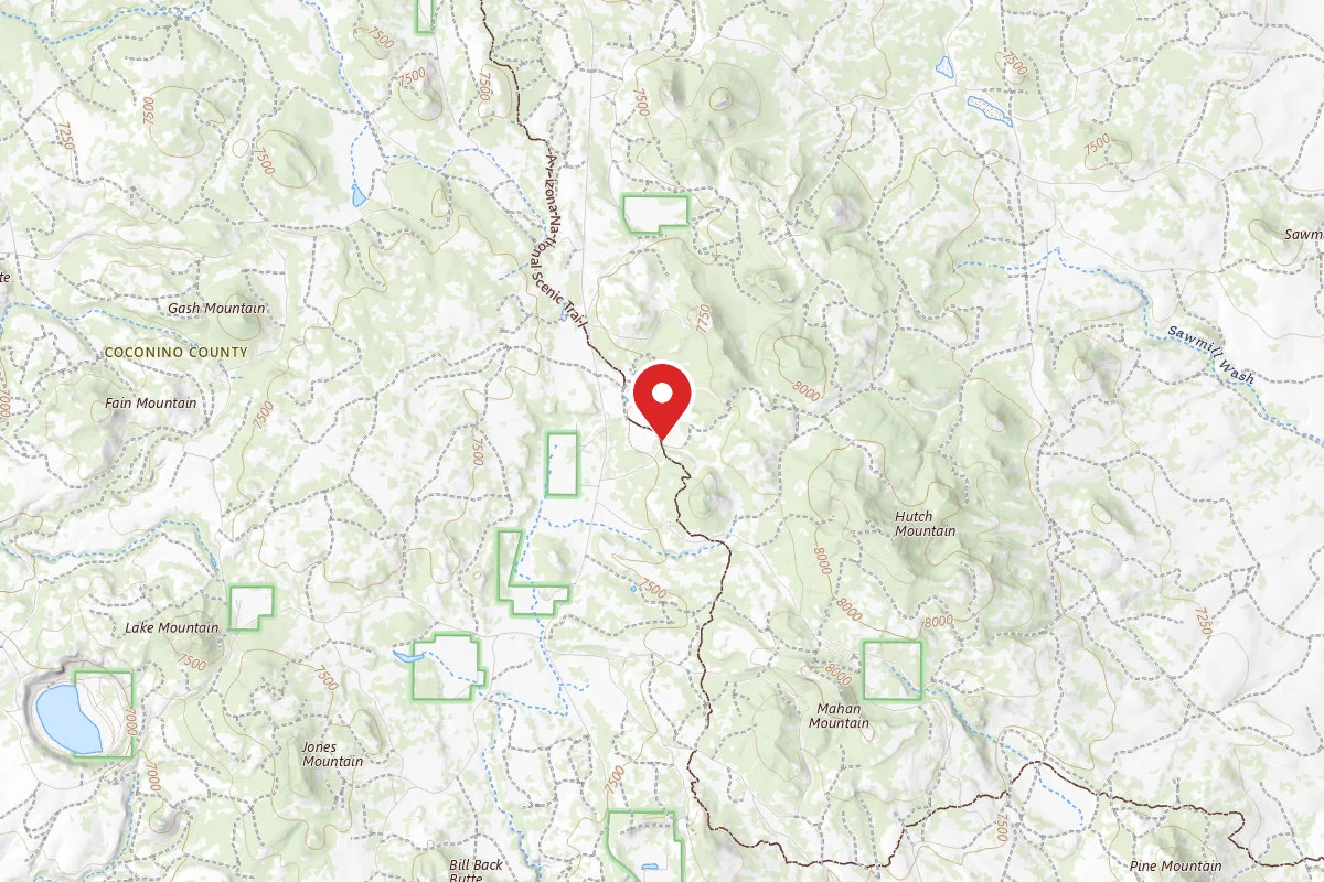 Dispersed Site near 34.8145, -111.4259