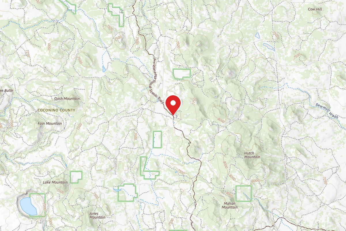Dispersed Site near 34.8232, -111.4322