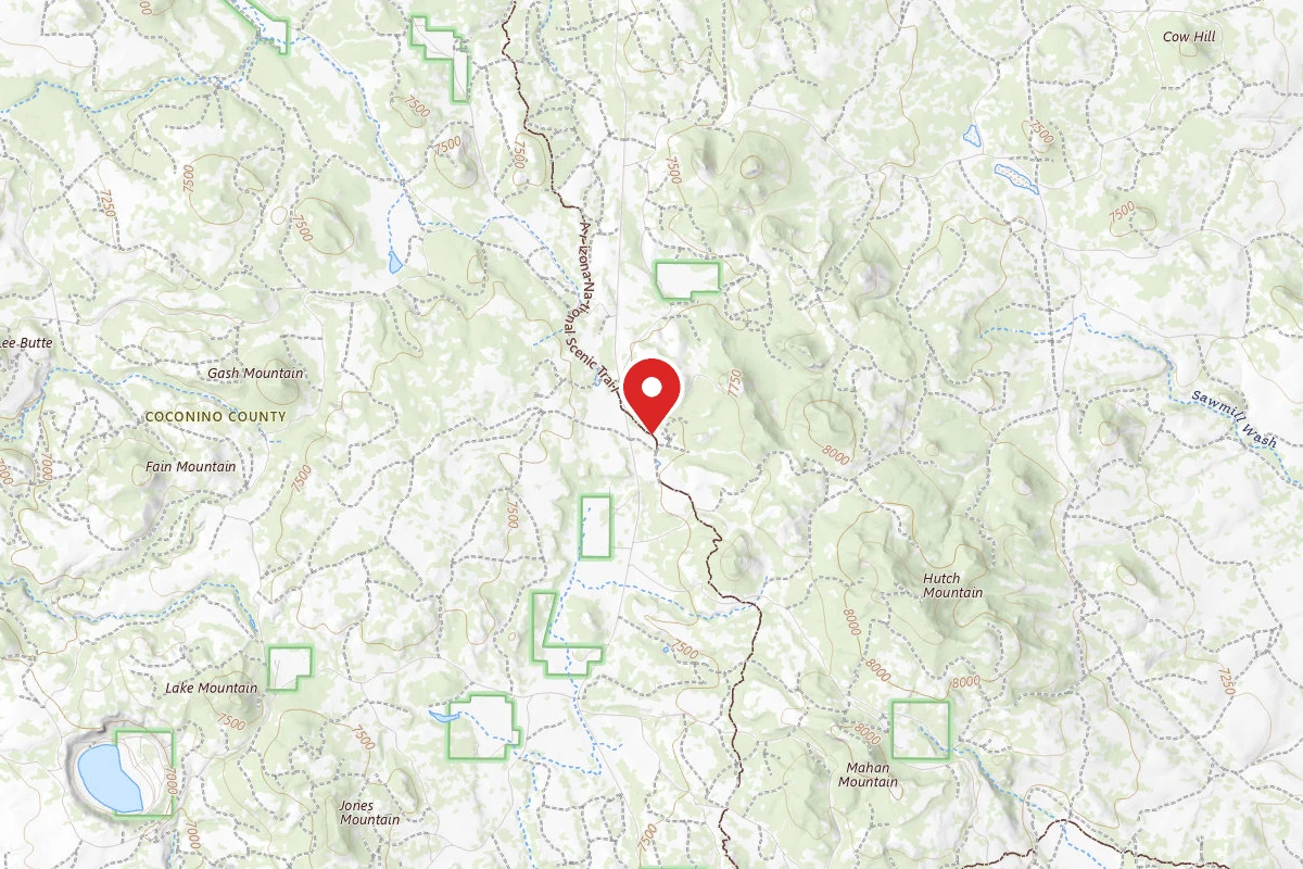 Dispersed Site near 34.8235, -111.4327