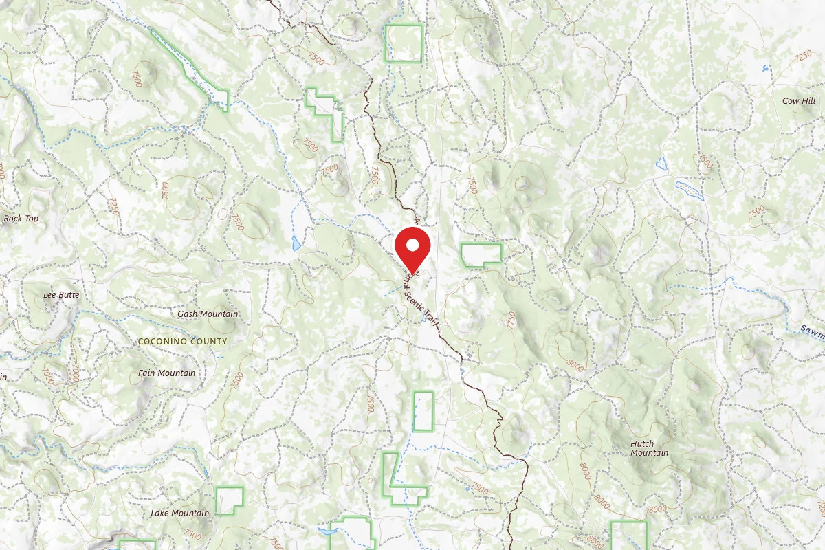 Dispersed Site near 34.8394, -111.4441