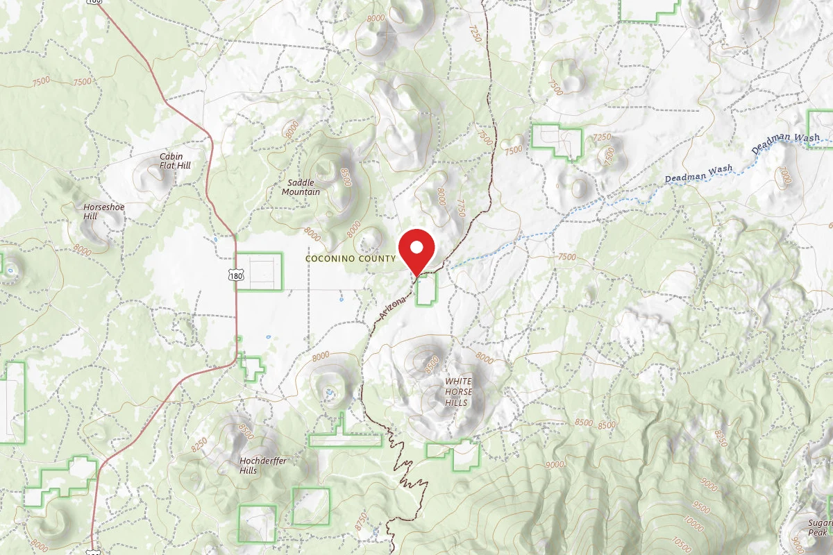 Dispersed Site near 35.4157, -111.7110