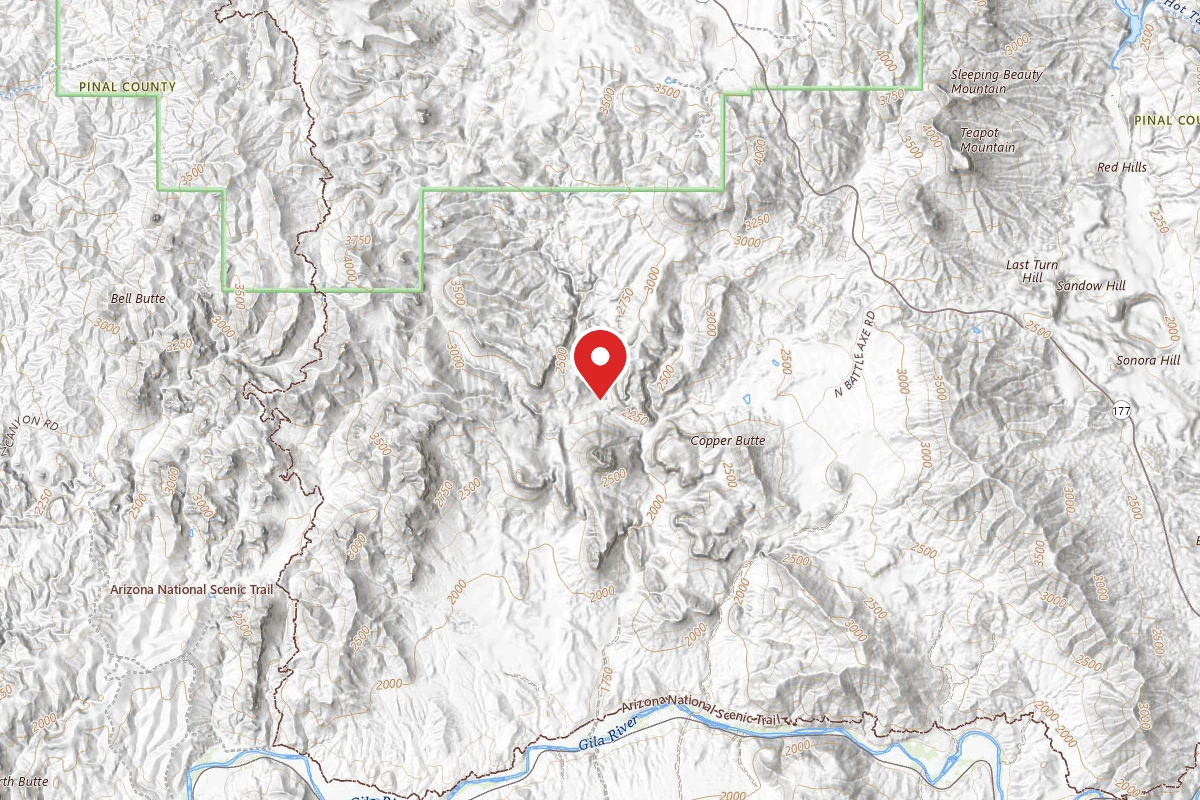 Dispersed Site near 33.1623, -111.0884