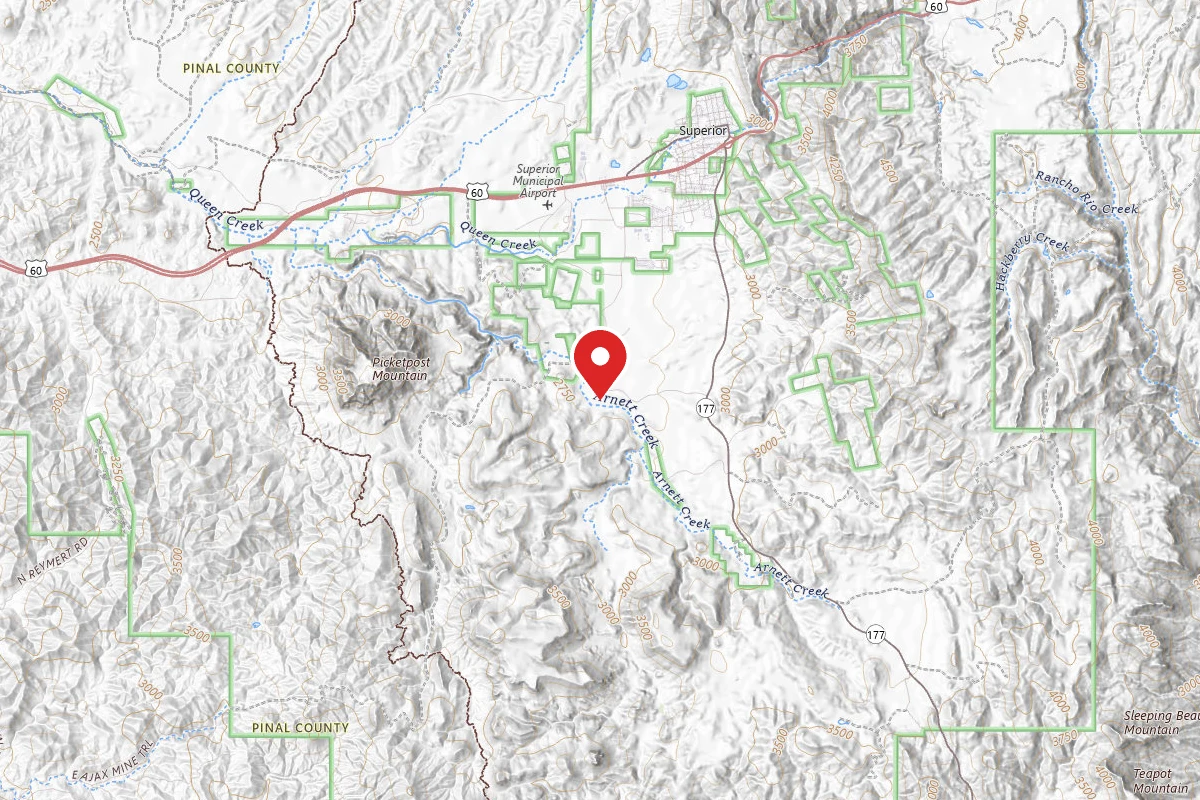 Dispersed Site near 33.2543, -111.1182