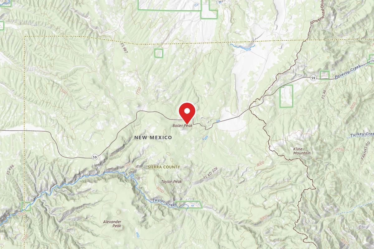 Dispersed Site near 33.4374, -107.9110