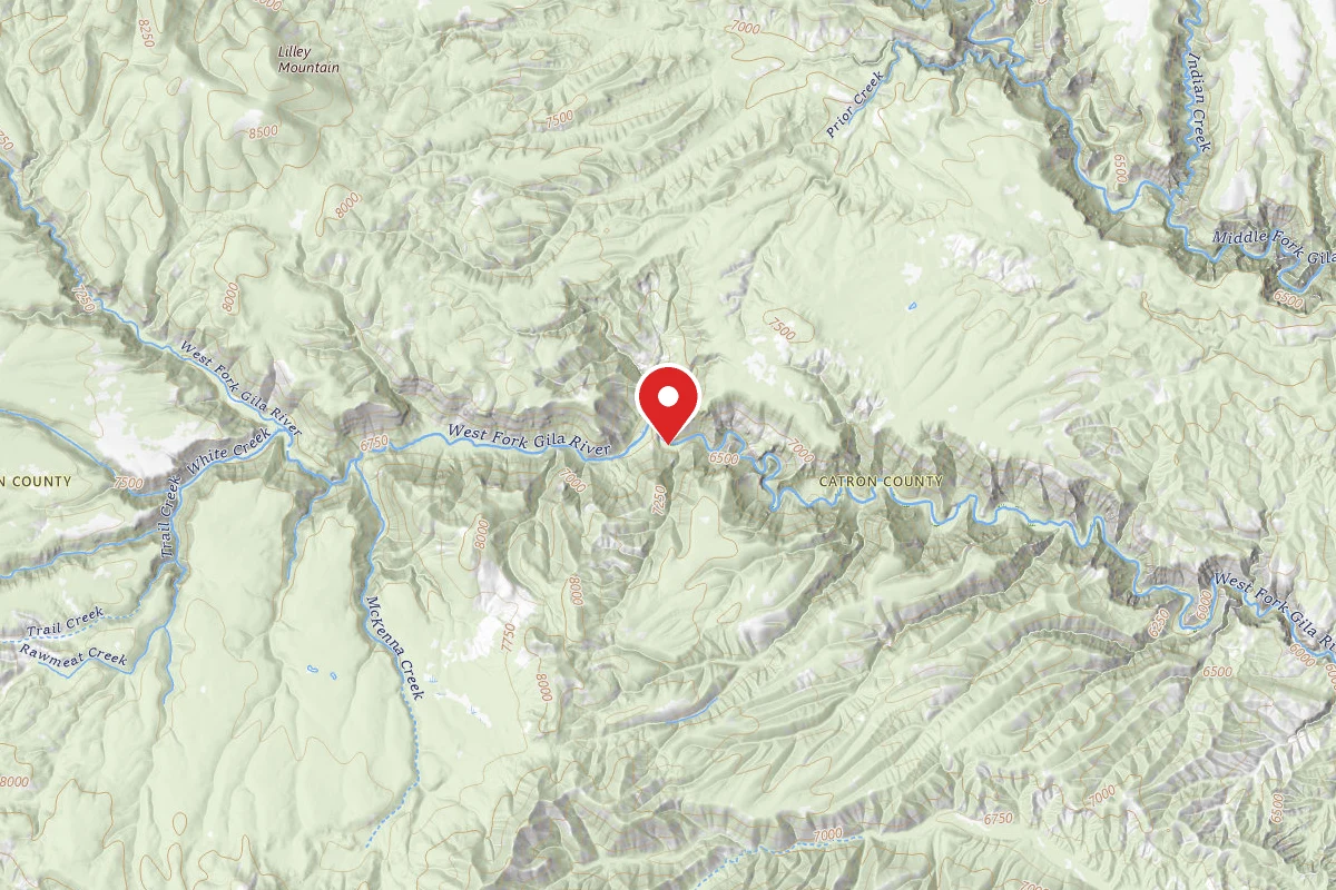 Dispersed Site near 33.2727, -108.3969