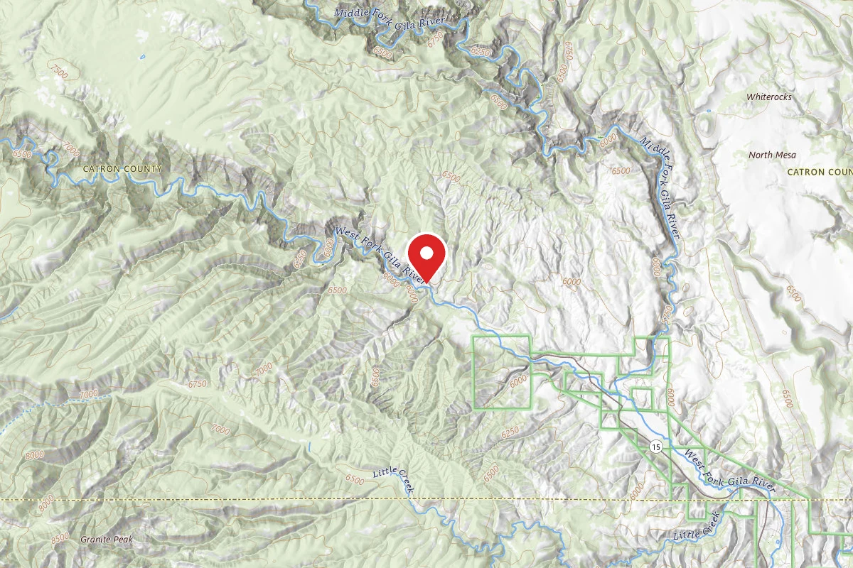 Dispersed Site near 33.2448, -108.2907