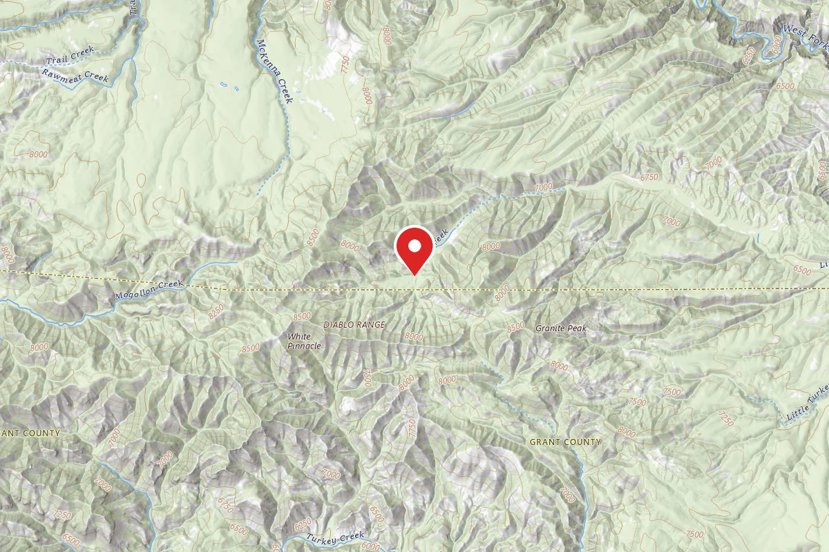 Dispersed Site near 33.2039, -108.4044