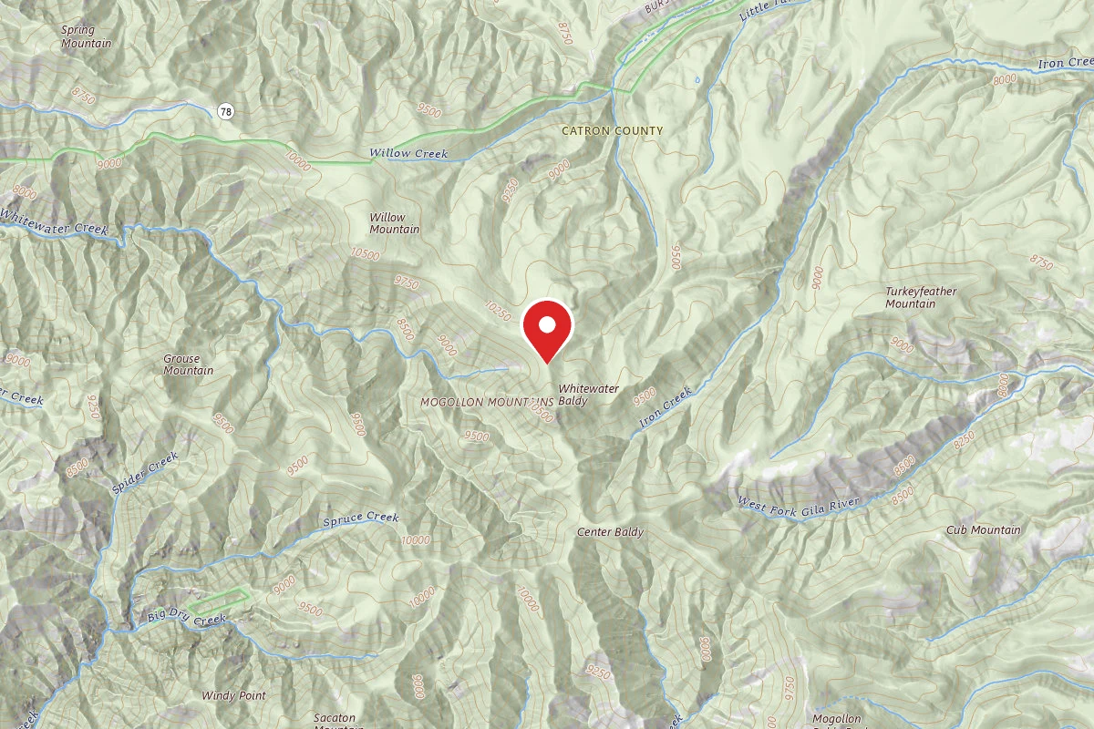 Dispersed Site near 33.3305, -108.6438