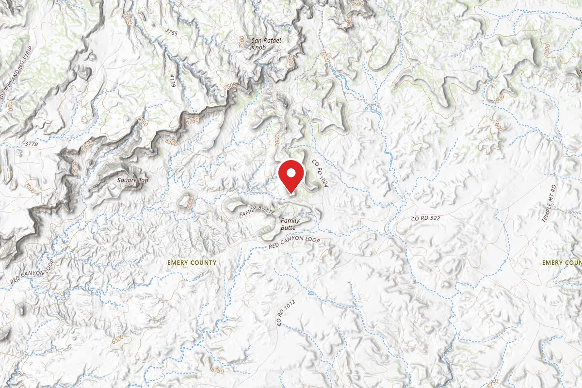Dispersed Site near 38.7716, -110.8396