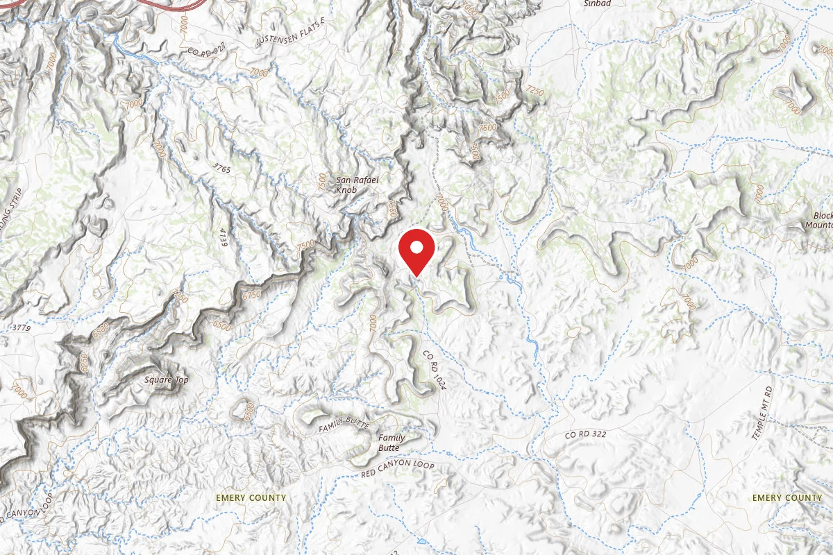 Dispersed Site near 38.7952, -110.8338