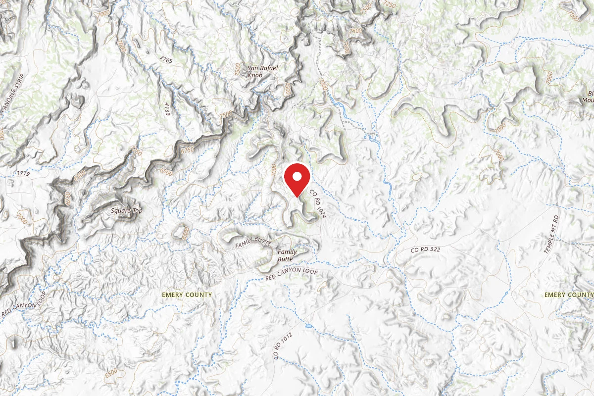 Dispersed Site near 38.7789, -110.8367