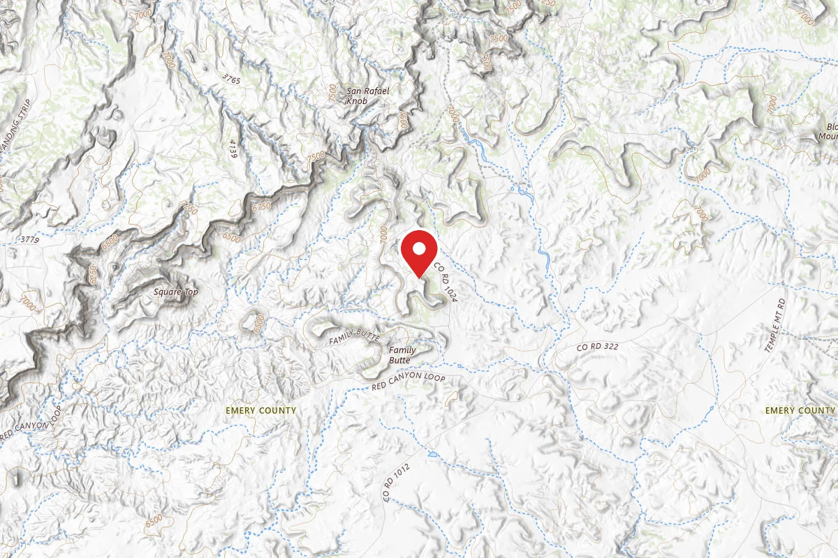 Dispersed Site near 38.7779, -110.8360