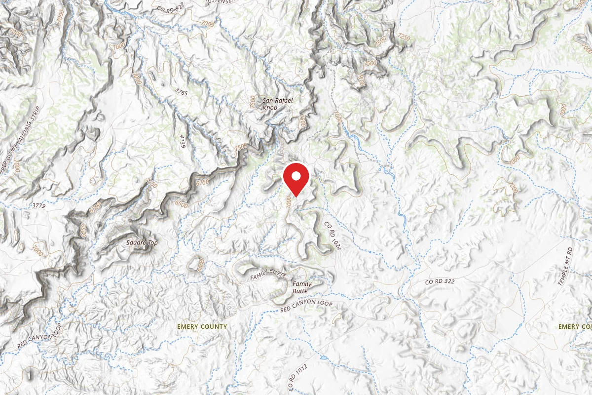 Dispersed Site near 38.7877, -110.8421